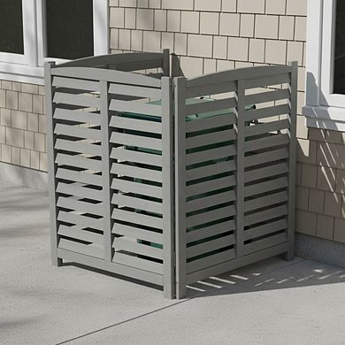 3-Panel Outdoor Air Conditioner Fence, protective Fence, courtyard decoration Fence