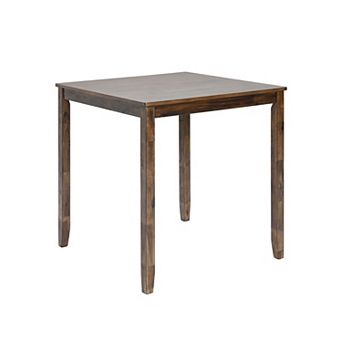 KWPZQEB Square Dining Table for 4 Person, Kitchen Table for Small Space, 34.5Inch