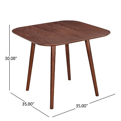 KWPZQEB Wood 35Inch Square Dining Table