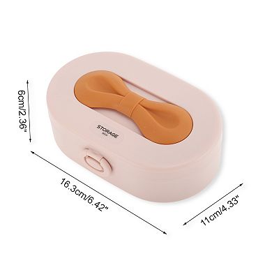 Bow Design Jewelry Box Jewelry Organizer 1 Pc