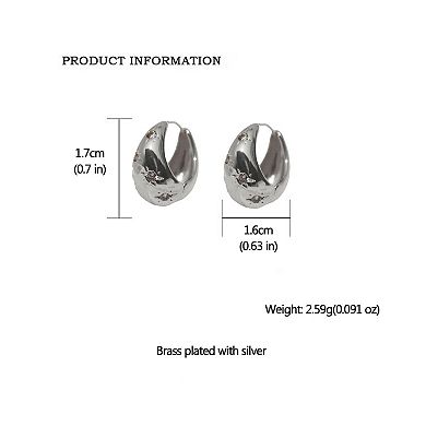 Women's Celestial Crystal Hoop Earrings