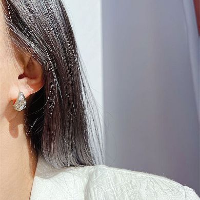 Women's Celestial Crystal Hoop Earrings