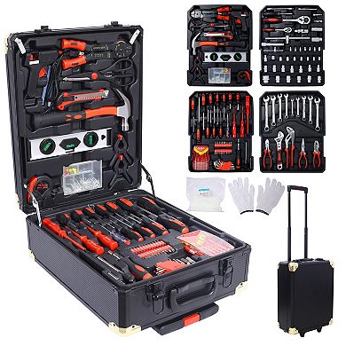 Maintenance tool kit, consisting of 969 tools, with a wheeled carrying case
