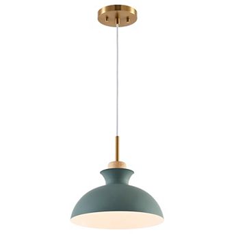 11" Modern 1-Light Pendant Light Adjustable Chandelier for Kitchen Island and Hallways