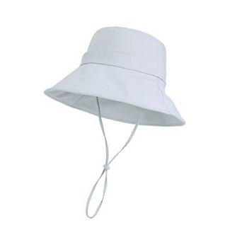 Wide Brim Sun Hat with Chin Strap Adjustable Fit UV Protection Bucket Hat