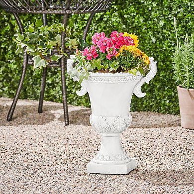 KWPZQEB Roman Style Magnesium Oxide Planter with Drainage Hole