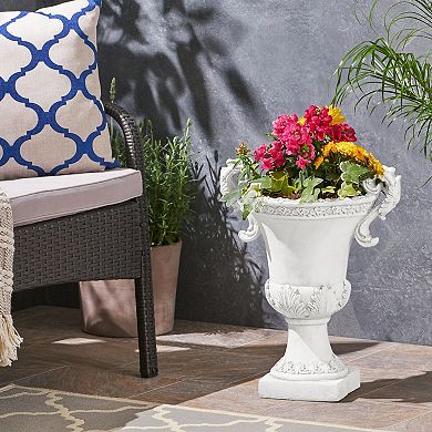KWPZQEB Roman Style Magnesium Oxide Planter with Drainage Hole