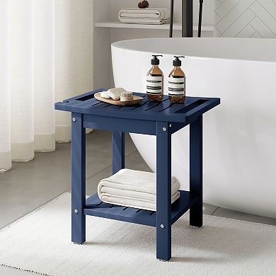 HDPE Poly Plastic Waterproof Bathroom Shower Bench