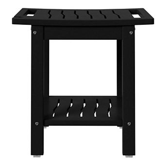HDPE Poly Plastic Waterproof Bathroom Shower Bench
