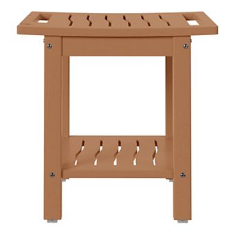 HDPE Poly Plastic Waterproof Bathroom Shower Bench