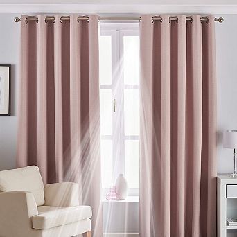 Riva Home Eclipse Blackout Eyelet Curtains (90 x 54 in (229 x 137cm))