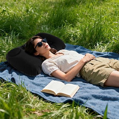 Comfortable Pump-action Camping Pillow for Travel and Outdoor Use 1Pc 1Pc