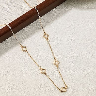 Women's Lucky Clover - Shaped Pendant Necklace