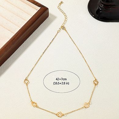 Women's Lucky Clover - Shaped Pendant Necklace