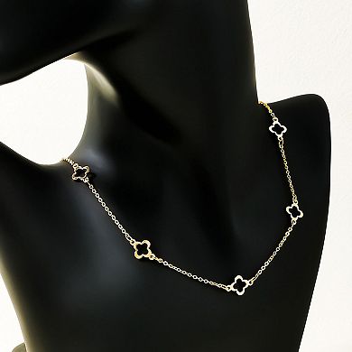 Women's Lucky Clover - Shaped Pendant Necklace