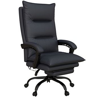 Massage Office Chair with Heat Reclining Swivel Desk Chair