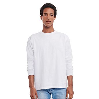 Russell Mens Plain Classic Long-Sleeved T-Shirt