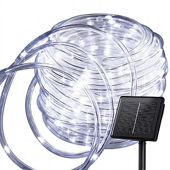 Solar Rope Lights, 39FT 100LED outdoor waterproof fairy lights, 8 modes