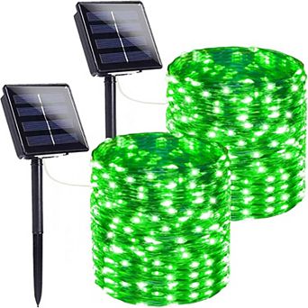 144FT Solar String Lights for Outside, 400LED Lights with 8 Modes