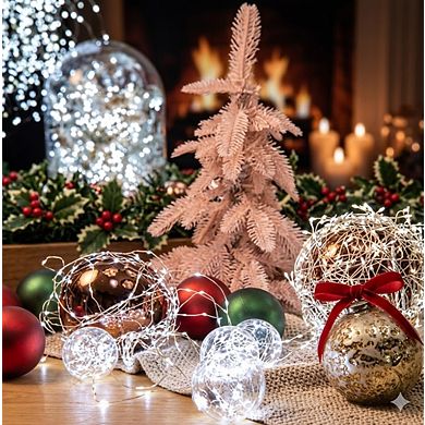 Extra-long 288FT Solar String Lights, 4-Pack 72FT 200 LED Waterproof