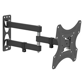 Adjustable Wall Mount TV Bracket for TVs with Tilt and Floor-Saving Design