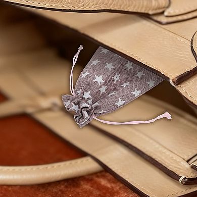 Five-pointed Star Printed Drawstring Bag 2 Pcs