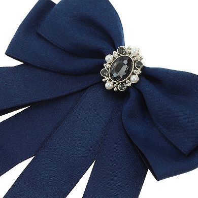 Ribbon Bow Brooches Pre-Tied Neck Tie for Gifts 1Pc