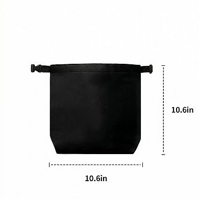 Water Resistant Roll Top Tote Bag Large Capacity Lightweight Top Handle Travel Organizer
