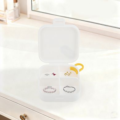 with Hooks & Compartments Jewelry Box Jewelry Organizer 1 Pc
