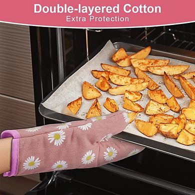 Oven gloves and pot handles heat-resistant and non-slip