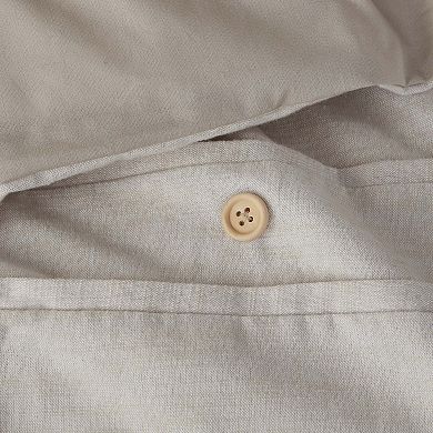 Organic Cotton Oversized Duvet Cover Set