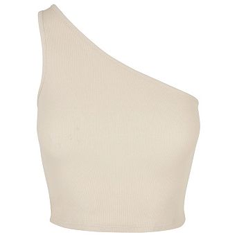 Urban Classics Womens/Ladies Asymmetric Cropped Top
