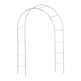 Yard Pathway Arbor Arch Trellis for Garden Walkway Vines and Flowers
