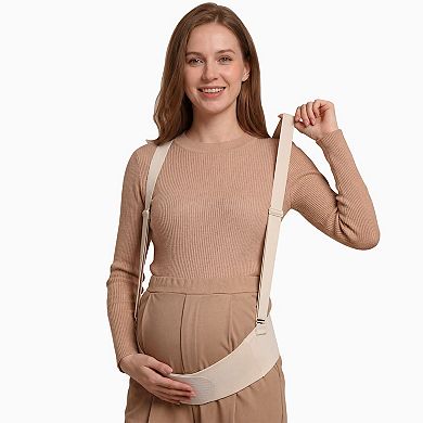 Seamless Maternity Support Belt with Back Stays