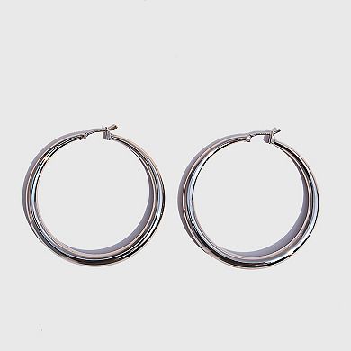 Women's Large Hoop Earrings - 4.9cm Diameter Hoops