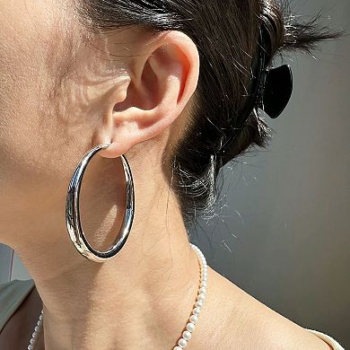 Women's Large Hoop Earrings - 4.9cm Diameter Hoops