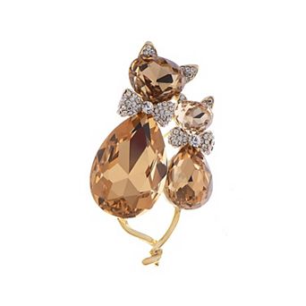 Silver Tone Shine Crystal Rhinestone Halloween Spider Jewelry Pin Brooch
