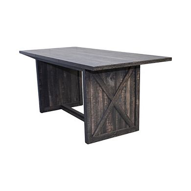 KWPZQEB 70.87Inch Farmhouse Dining Table for 6-8 People, Rectangular Wooden Kitchen Table