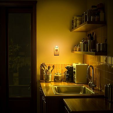 0.5W Integrated LED Dimmable Cat Night Light Color Changing Button Adjustable Dusk to Dawn 2 Pack