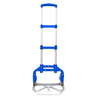 Portable Folding Hand Truck Dolly Aluminum Frame, Telescopic Handle