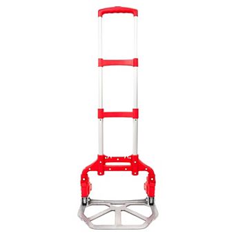 Portable Folding Hand Truck Dolly Aluminum Frame, Telescopic Handle