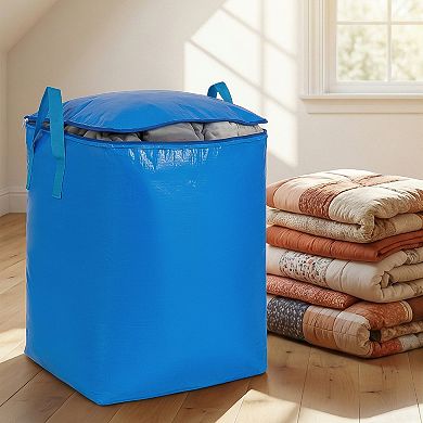 1 Pcs Clothes Storage, Storage Bag, Moving Bag for Organizing Comforter Closet Organizer with Handle