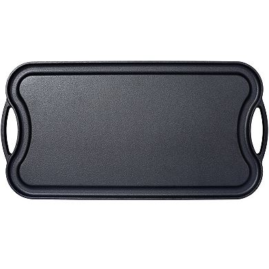 Pre-Seasoned Cast Iron Reversible Rectangular Grill、Griddle
