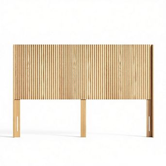 65"Wood Headboard Queen Size with Charging Stations,Boho Bed Frame Wall Mounted Headboards