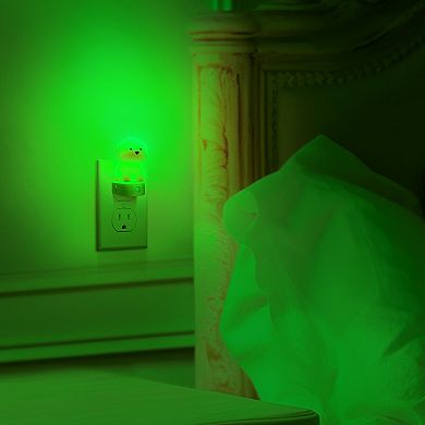 0.5W Integrated LED Dimmable Dog Night Light Color Changing Button Adjustable Dusk to Dawn 2 Pack