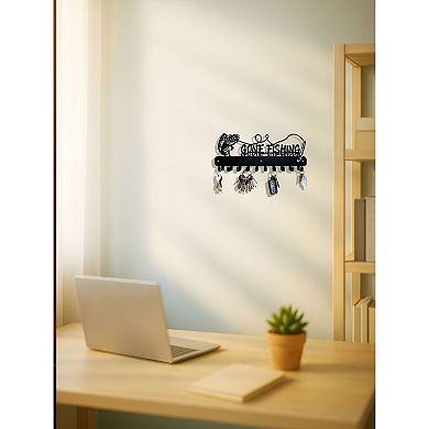 Wall-Mounted Metal Hook for Entryway, Bathroom, or Kitchen