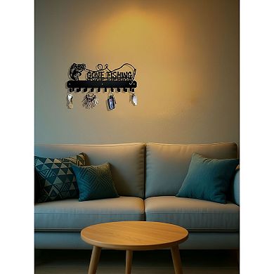 Wall-Mounted Metal Hook for Entryway, Bathroom, or Kitchen