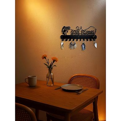 Wall-Mounted Metal Hook for Entryway, Bathroom, or Kitchen