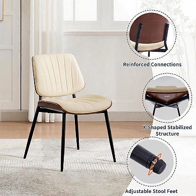 ANIXOL Mid Century Modern Dining Chairs Set of 2
