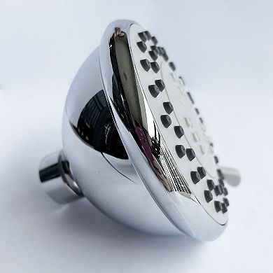 Multi Mode Shower Head with Adjustable Swivel Ball Joint Easy Clean Nozzles